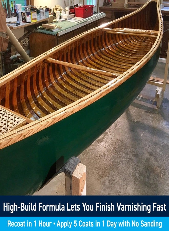 TotalBoat Lust Marine Varnish, High Gloss and Matte Finish for Wood, Boats, Outdoor Furniture (Matte, Pint) - Image 3